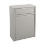 Grey Traditional WC Toilet Unit without Toilet - W600 x D303mm