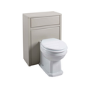 Grey Traditional WC Toilet Unit without Toilet - W600 x D303mm