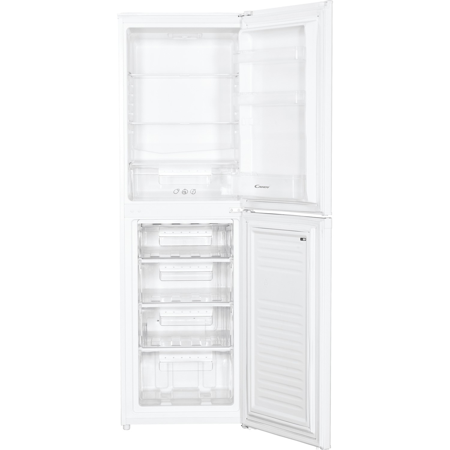 Candy 248 Litre 50/50 Freestanding Fridge Freezer White CHCS517FWK