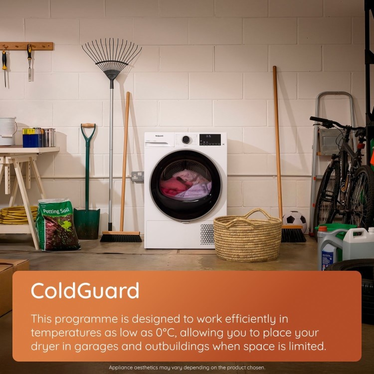Hotpoint ColdGuard 11kg Heat Pump Tumble Dryer - White