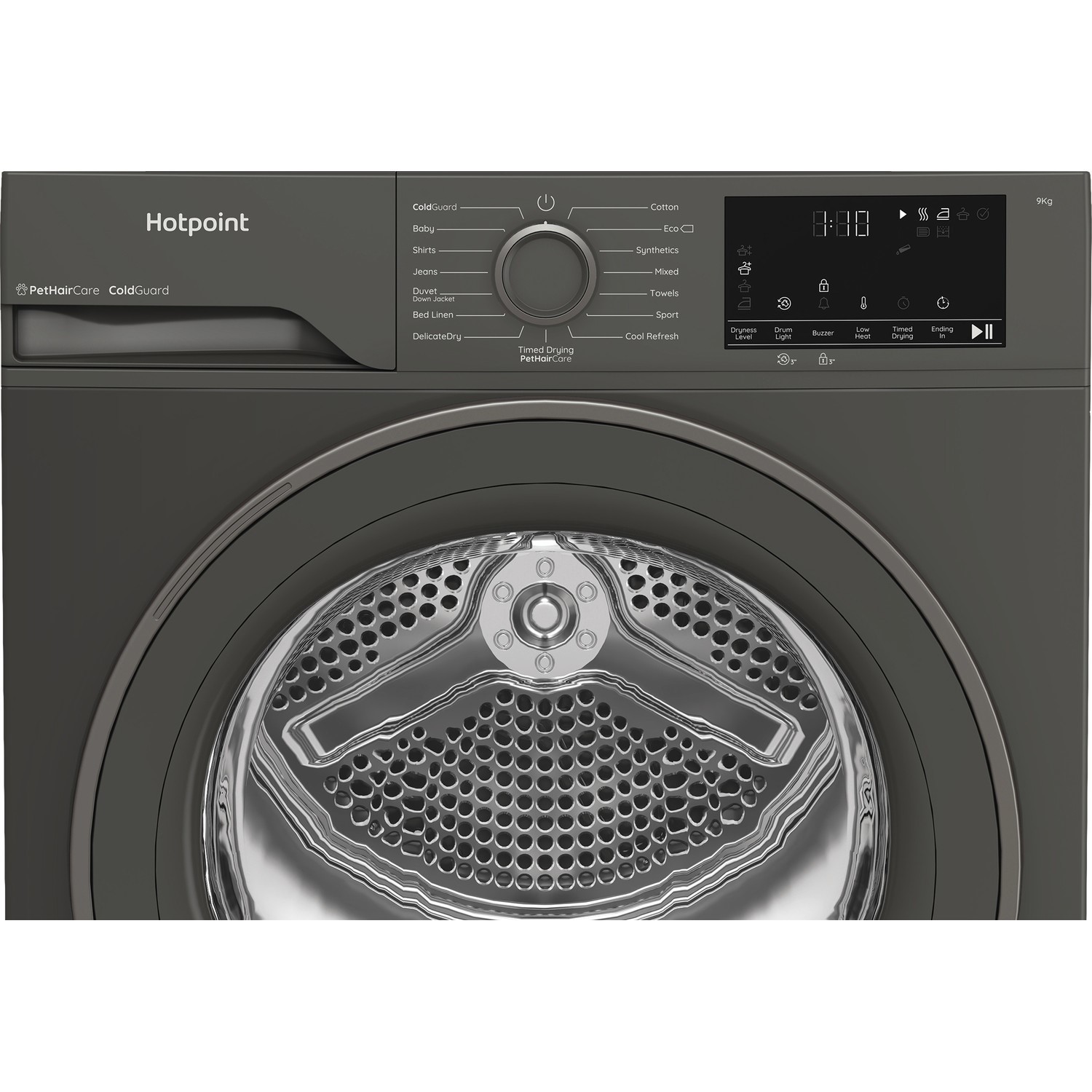 Hotpoint 9kg Heat Pump Tumble Dryer A Rated Quiet Graphite hotpoint-9kg-heat-pump-tumble-dryer-a-rated-quiet-graphite