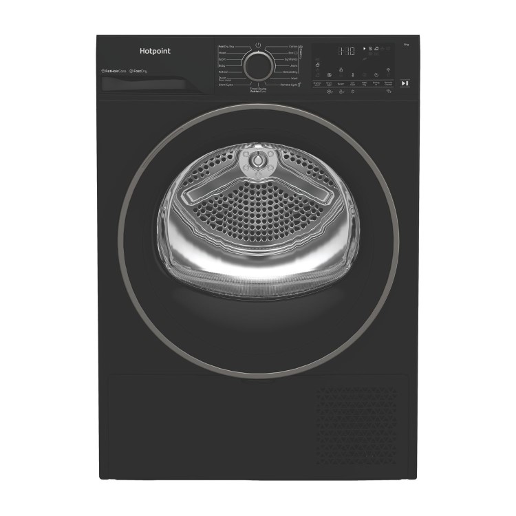 Hotpoint FabricCare 9kg Heat Pump Dryer - Black