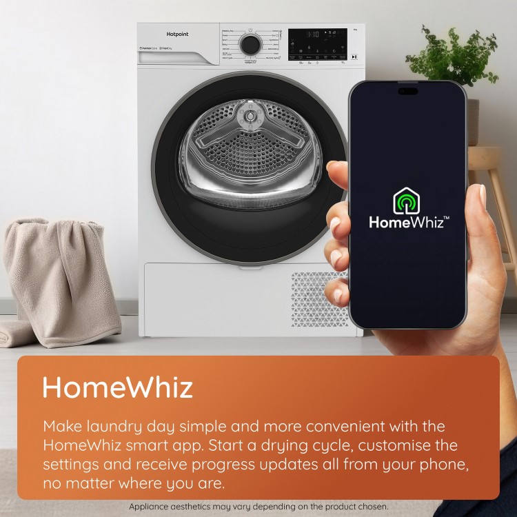 Hotpoint FabricCare 9kg Heat Pump Tumble Dryer - Graphite Grey