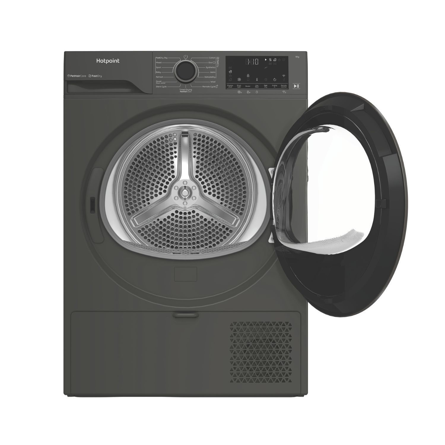 Hotpoint FabricCare 9kg Heat Pump Tumble Dryer Graphite CHD94MGBSUK hotpoint-fabriccare-9kg-heat-pump-tumble-dryer-graphite-chd94mgbsuk