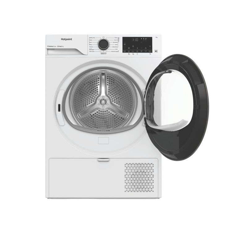 Refurbished Hotpoint FabricCare 9kg Heat Pump Dryer - White