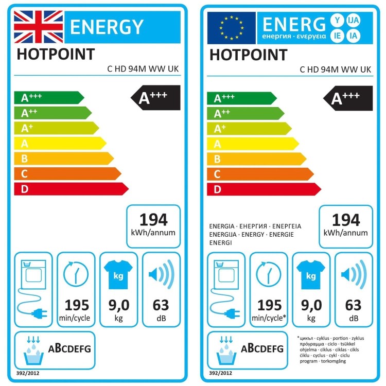 Hotpoint PetHairCare 9kg Heat Pump Tumble Dryer - White
