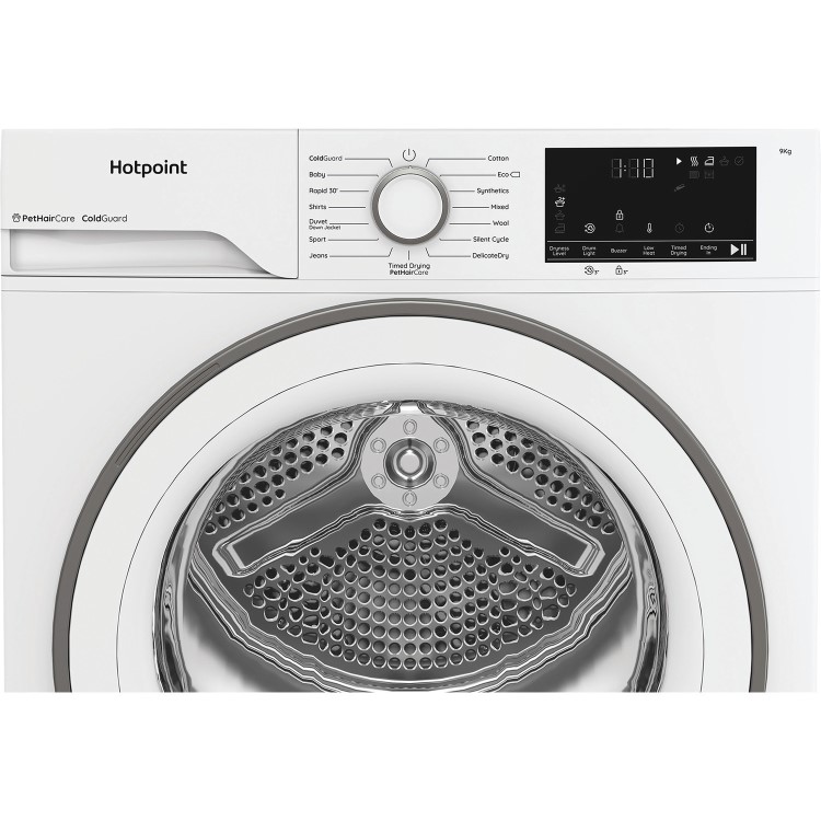 Hotpoint PetHairCare 9kg Heat Pump Tumble Dryer - White