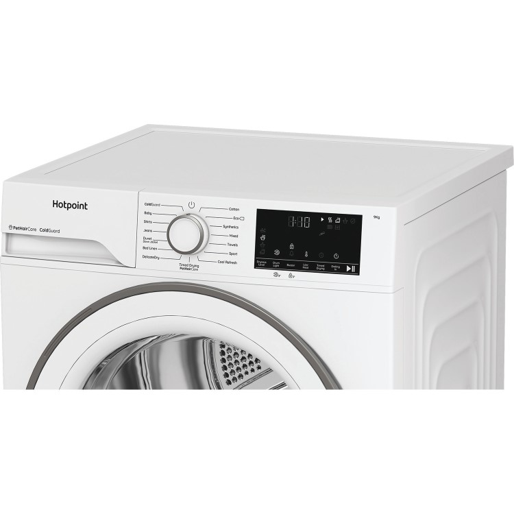Hotpoint PetHairCare 9kg Heat Pump Tumble Dryer - White