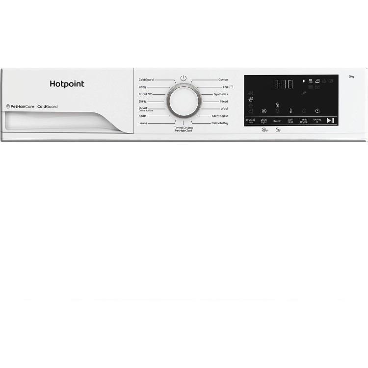 Hotpoint PetHairCare 9kg Heat Pump Tumble Dryer - White