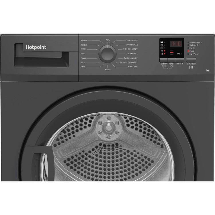 Hotpoint 8kg Condenser Tumble Dryer - Graphite