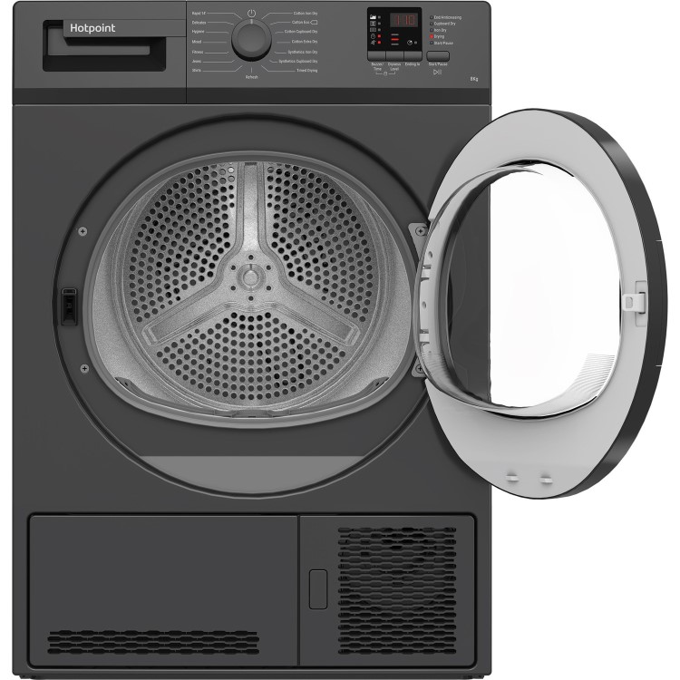 Hotpoint 8kg Condenser Tumble Dryer - Graphite