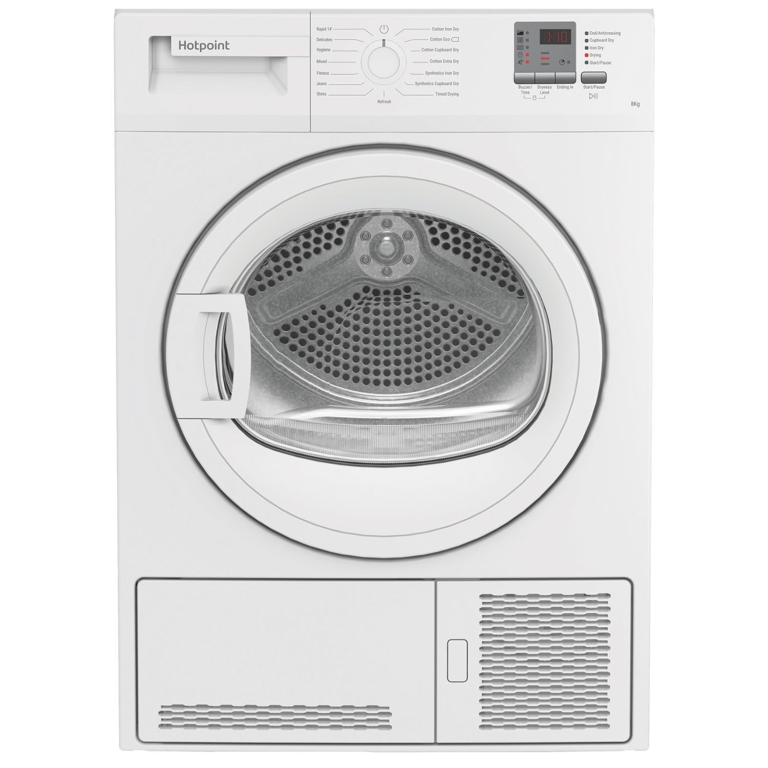 Hotpoint Chdc82wwgduk 8Kg Condenser Tumble Dryer Anti-Crease, B Rated,  CHDC82WWGDUK