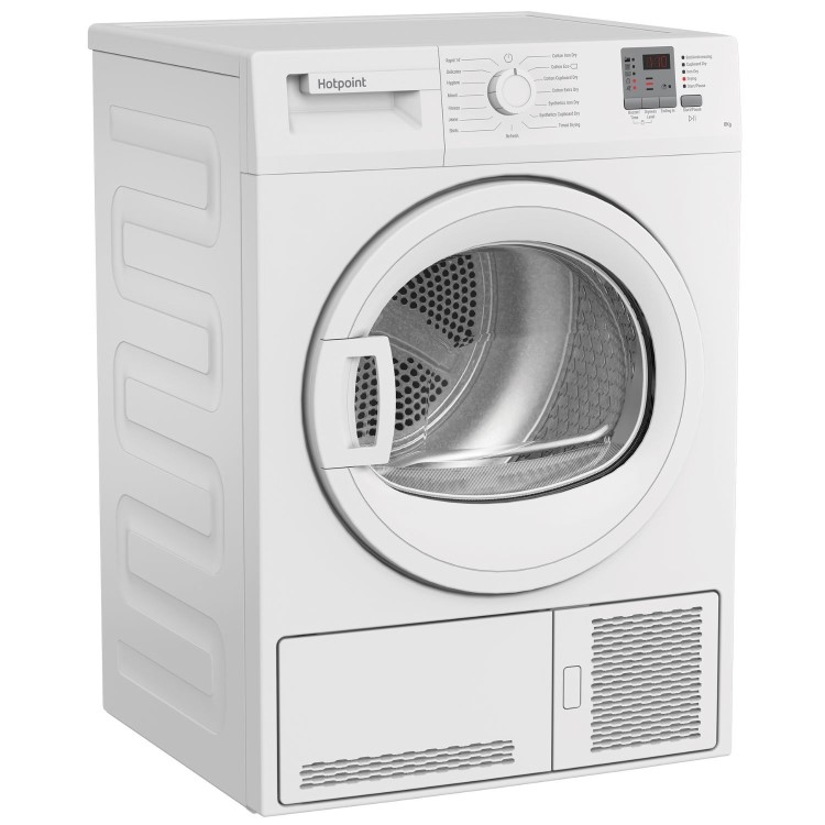 Refurbished Hotpoint CHDC82WWGDUK Freestanding Condenser 8KG Tumble Dryer White