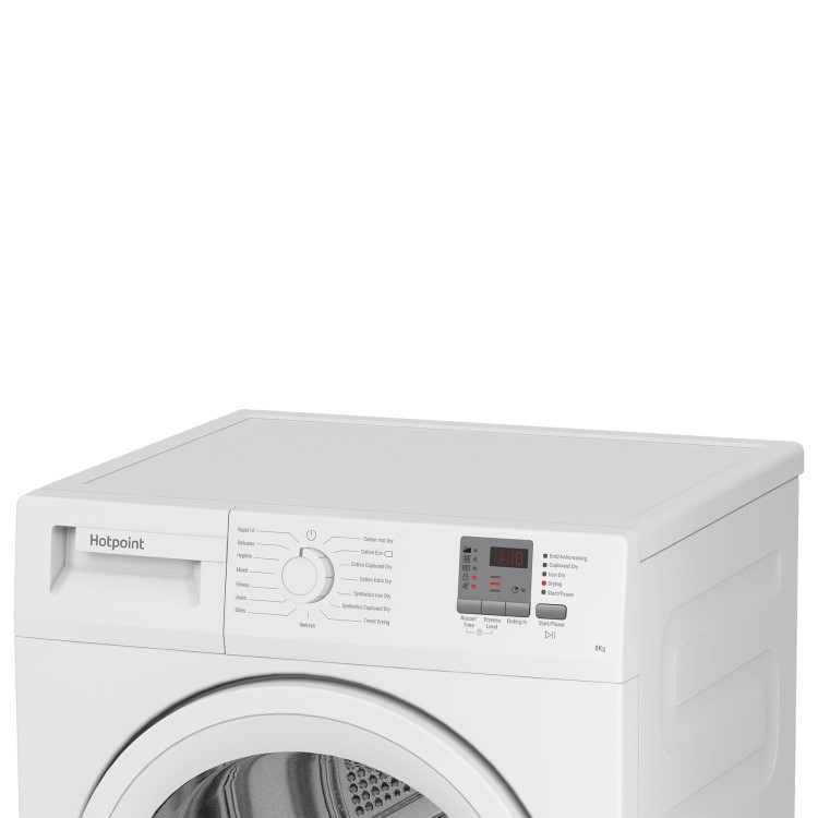 Refurbished Hotpoint CHDC82WWGDUK Freestanding Condenser 8KG Tumble Dryer White