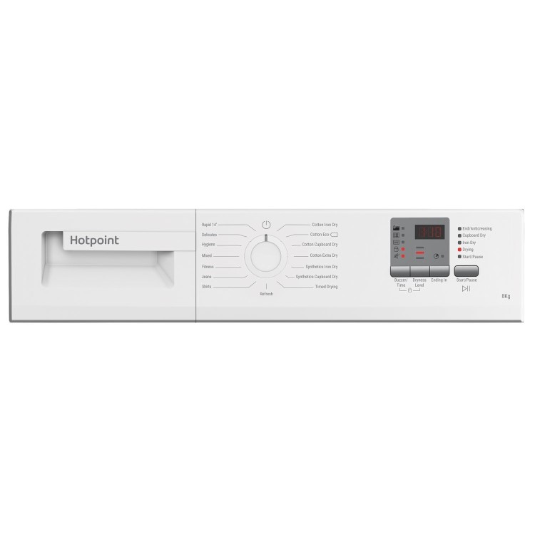 Refurbished Hotpoint CHDC82WWGDUK Freestanding Condenser 8KG Tumble Dryer White