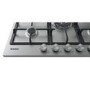 Candy Moderna 75cm 5 Burner Gas Hob - Stainless Steel