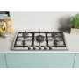Candy Moderna 75cm 5 Burner Gas Hob - Stainless Steel
