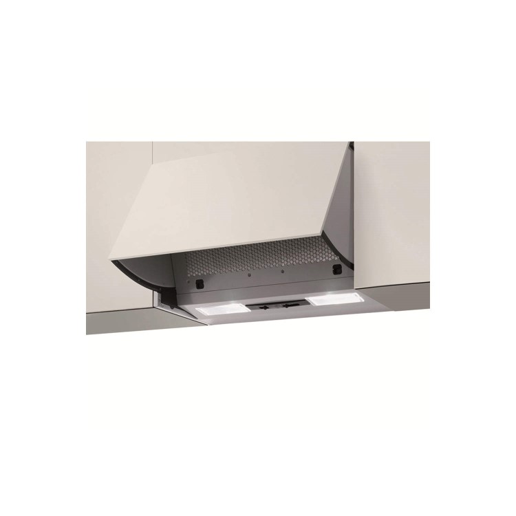 GRADE A1 - NordMende CHINT3M Twin Motor Canopy Cooker Hood Metallic Grey