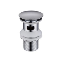 Chrome Click Clack Slotted Basin Waste - Better Bathrooms Chrome Click Clack Slotted Basin Waste - Better Bathrooms