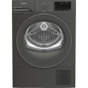 CHSD82MGGUK Hotpoint PetCare 8kg Heat Pump Dryer - A+ Rated - Graphite