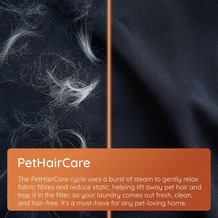 Hotpoint PetCare 8kg Heat Pump Dryer - Graphite