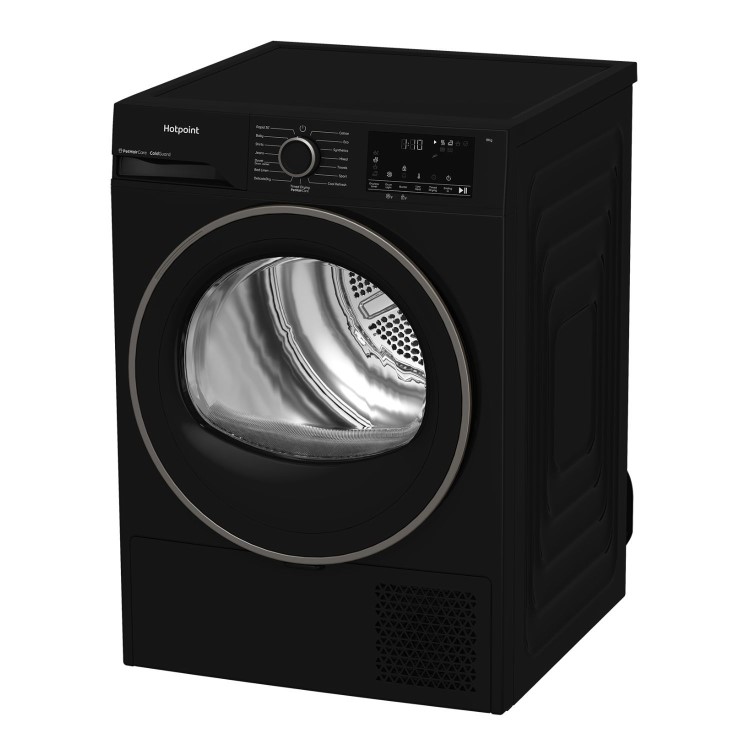 Hotpoint ColdGuard 8kg Heat Pump Tumble Dryer - Black