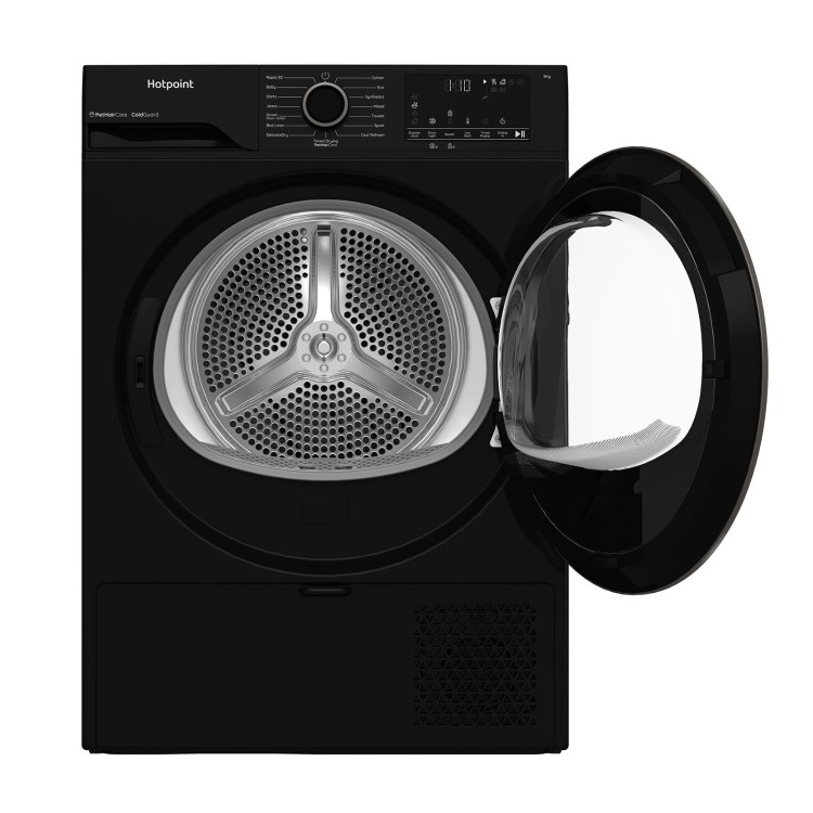 Hotpoint ColdGuard 8kg Heat Pump Tumble Dryer - Black