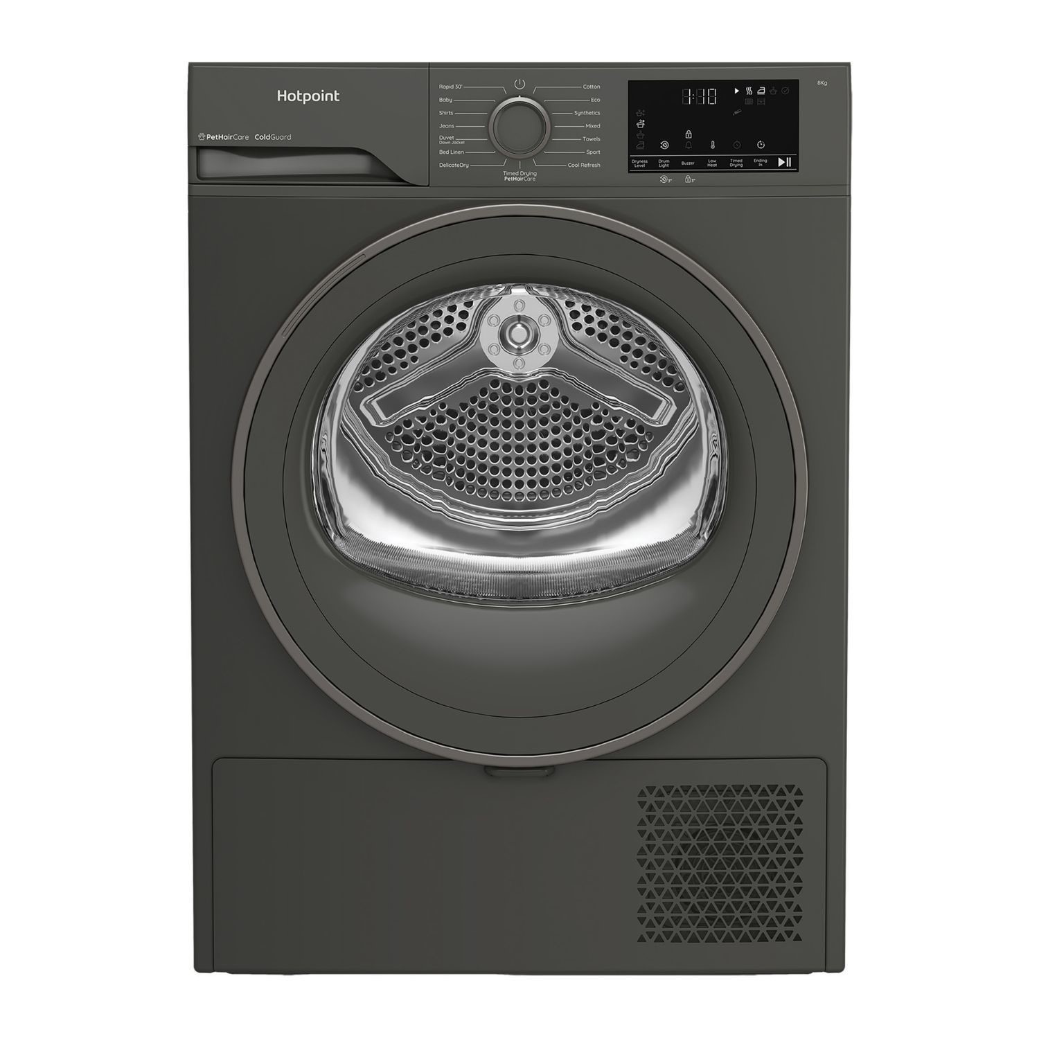 Hotpoint Chsd84Mgguk 8Kg Heat Pump Tumble Dryer With Coldgaurd- Grey - Image 3