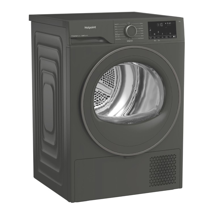 Hotpoint ColdGuard 8kg Heat Pump Tumble Dryer - Graphite