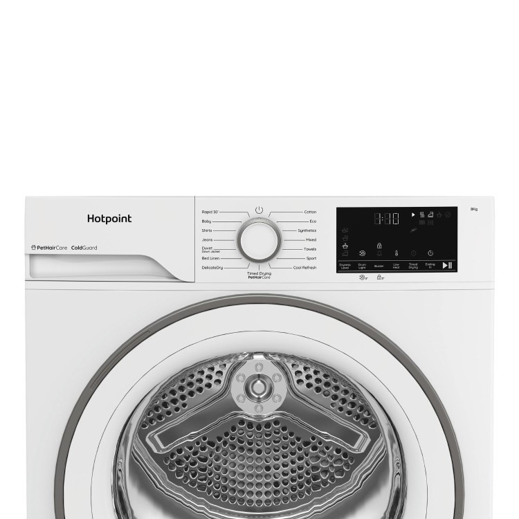 Hotpoint ColdGuard 8kg Heat Pump Tumble Dryer - White