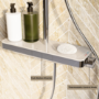 Chrome Thermostatic Mixer Shower Set with Push Button & Shelf - Mika