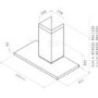 Nordmende CHTC903IX 90cm Touch Control Stainless Steel Box Design Chimney Cooker Hood