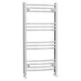 Curved Chrome Bathroom Towel Radiator - 500 x 1000mm