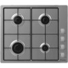 Candy 60cm 4 Burner Gas Hob - Stainless Steel