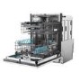 Candy Rapido Integrated Dishwasher - Smart Wi-Fi D-Rated Silver control panel