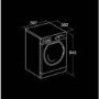 CDA CI260WH 9kg 1200rpm Freestanding Washing Machine - White