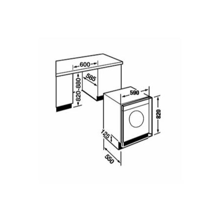 Ex Display - As New - CDA CI340IN 7kg Integrated Washing Machine