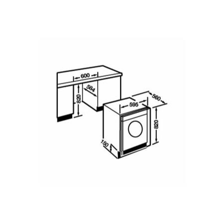 CDA CI370IN 7kg 1400rpm Integrated Washing Machine