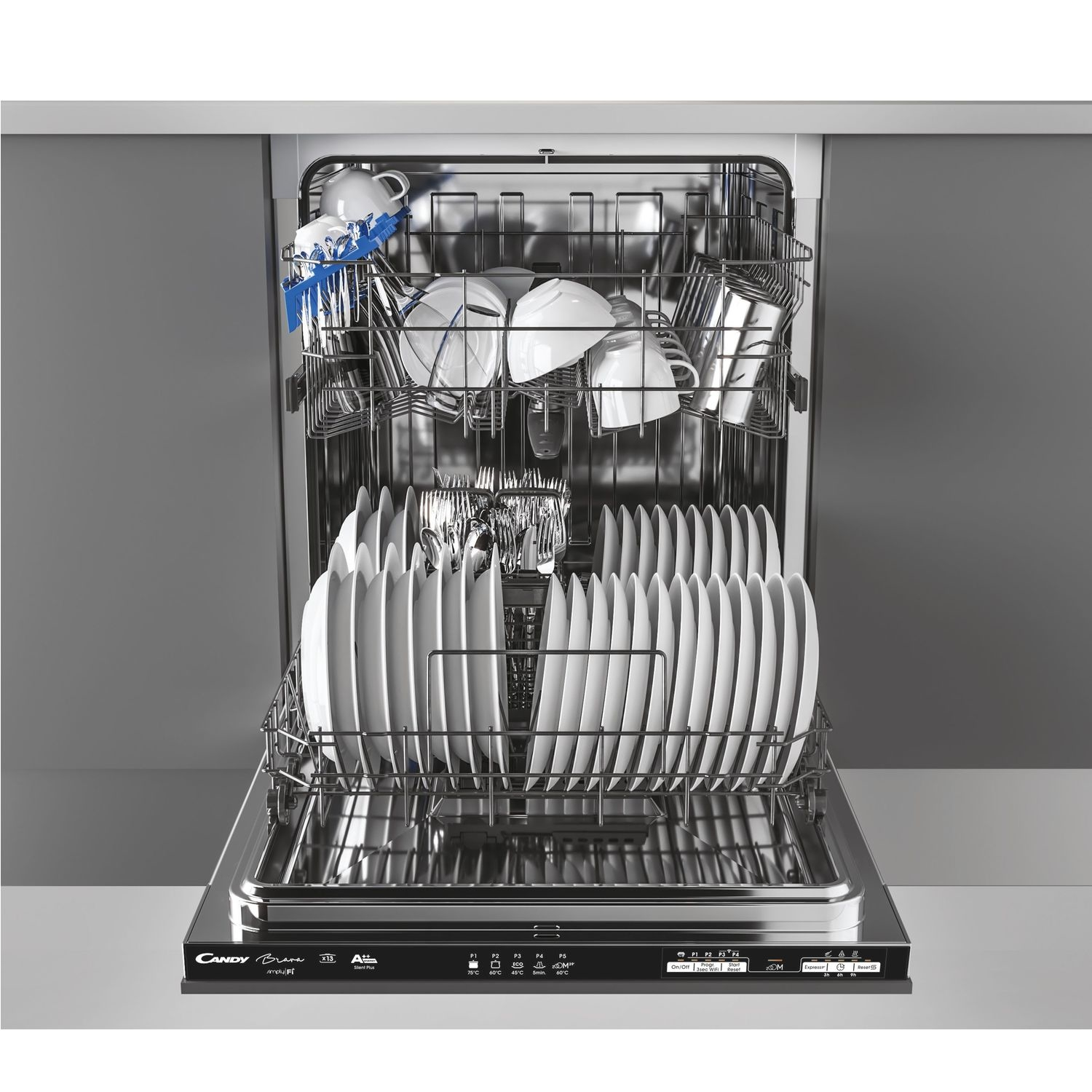 Candy integrated deals dishwasher