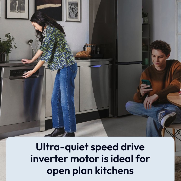 Candy Rapido Integrated Dishwasher - Smart Wi-Fi C-Rated White control panel