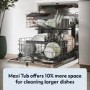 Candy Rapido Integrated Dishwasher - Smart Wi-Fi C-Rated White control panel