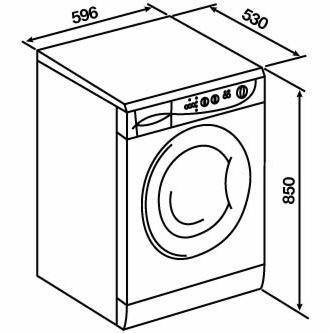 CDA CI521WH 6kg Freestanding Vented Tumble Dryer - White