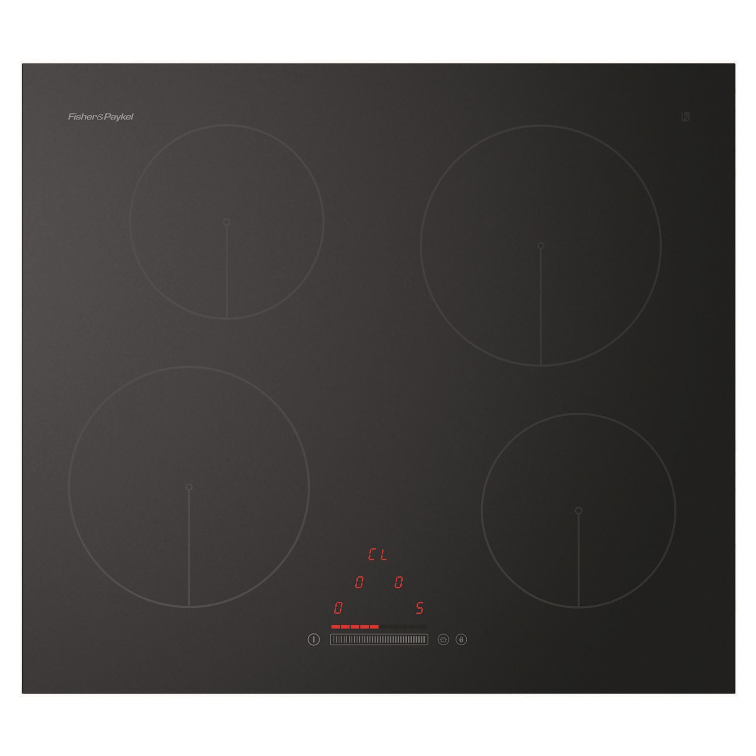 Fisher & Paykel Sereies 7 60cm Four Zone Induction Hob - Black