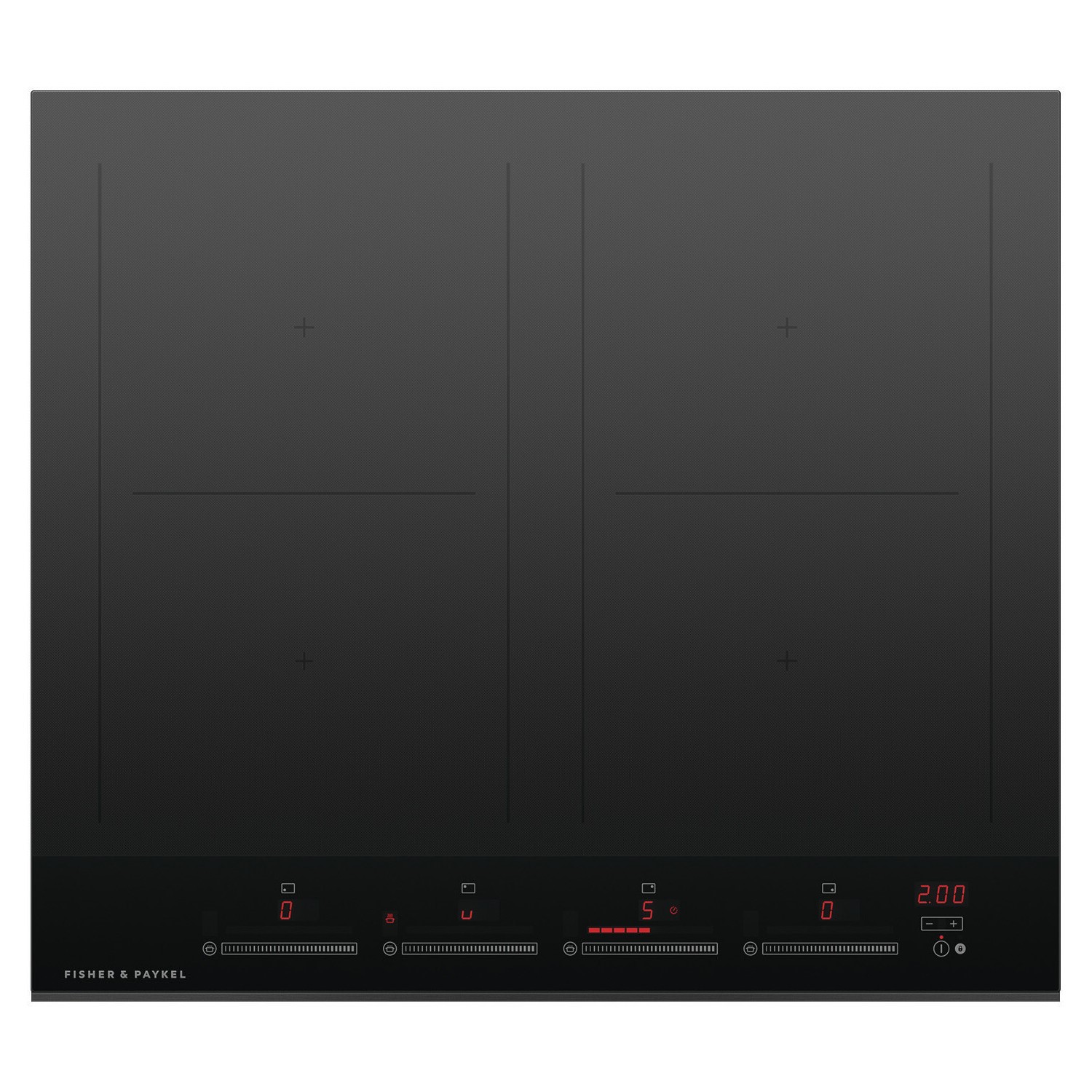 Fisher & Paykel Series 9 60cm Four Zone Induction Hob - Black