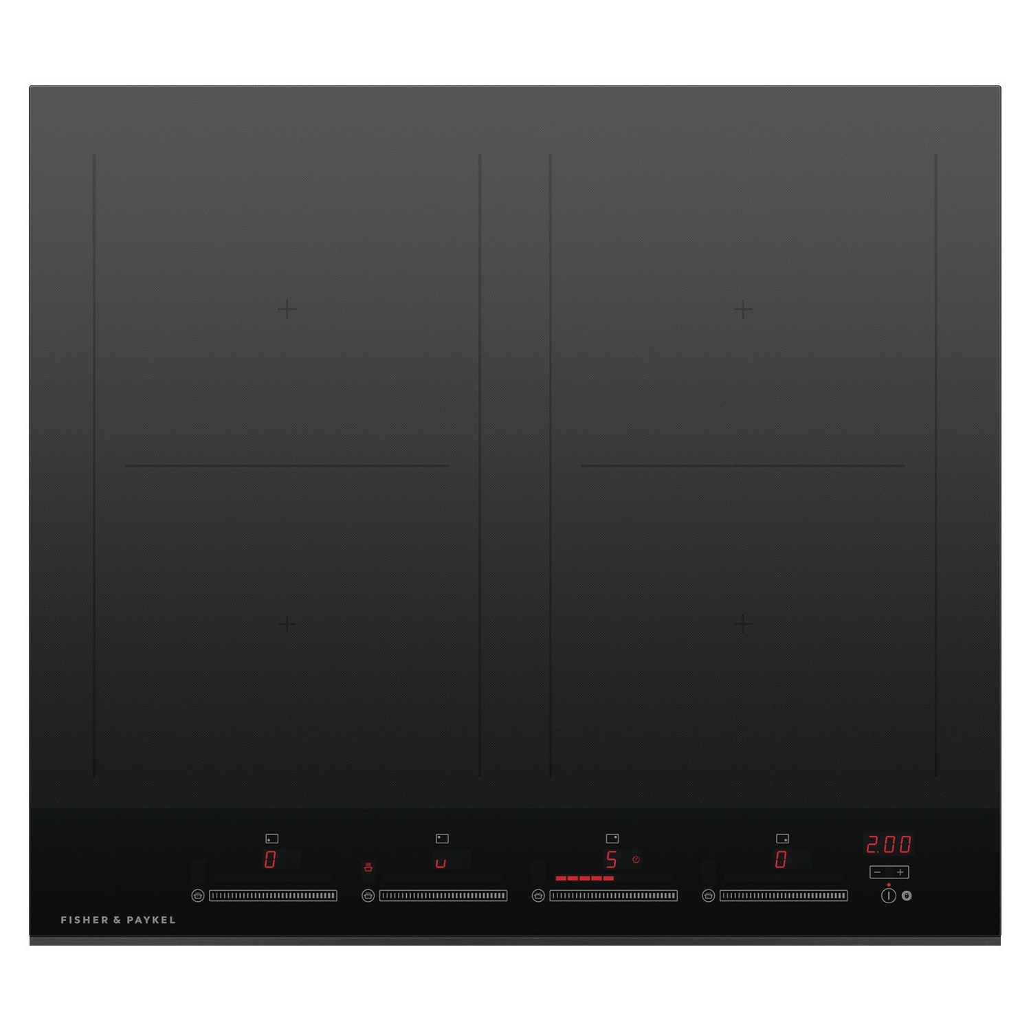 Fisher & Paykel Series 9 60cm Four Zone Induction Hob - Black