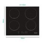 Candy CI640CBA Low Absorption 60cm Induction Hob