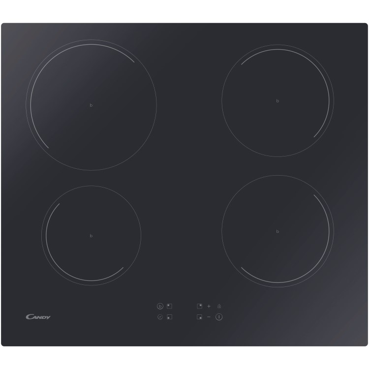 Candy 59cm 4 Zone Touch Control Induction Hob - Black