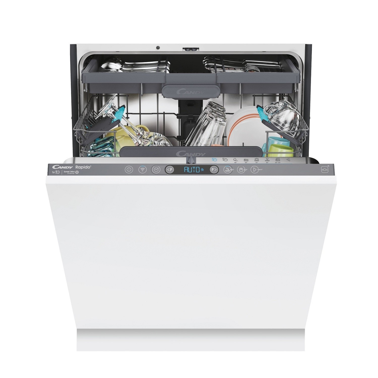Candy Rapido Fully Integrated Dishwasher CI6C4F1PMA80 Appliances Direct
