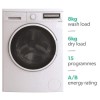 CDA CI860WH 8kg Wash 6kg Dry 1400rpm Freestanding Washer Dryer - White