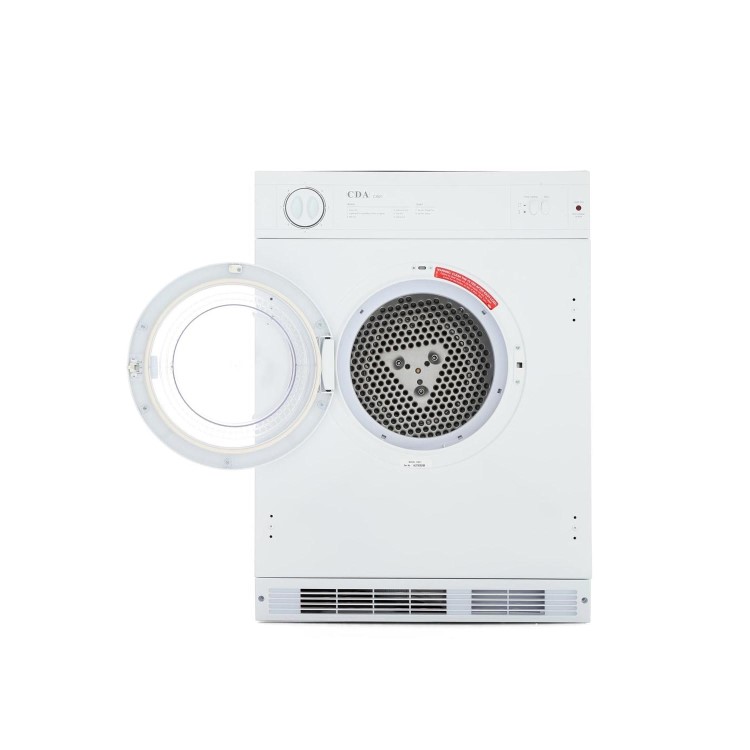 GRADE A2 - CDA CI921 7kg Integrated Vented Tumble Dryer - White